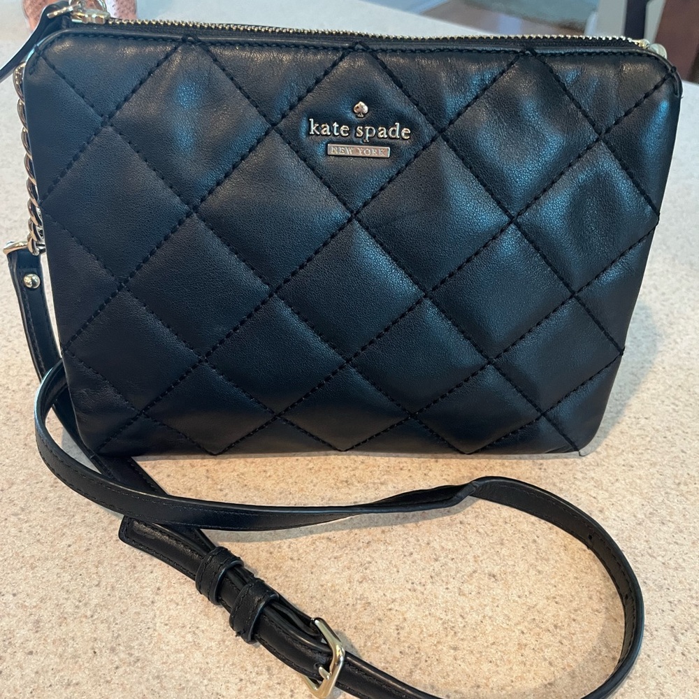 Kate Spade Black quilted handbag